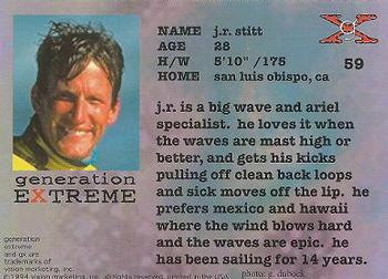 1994 Vision Generation Extreme #59 J.R. Stitt Back